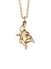 Load image into Gallery viewer, Alice in Wonderland - Down the Rabbit Hole: Gold necklace