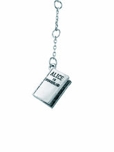 Load image into Gallery viewer, Alice in Wonderland - Down the Rabbit Hole: Silver necklace
